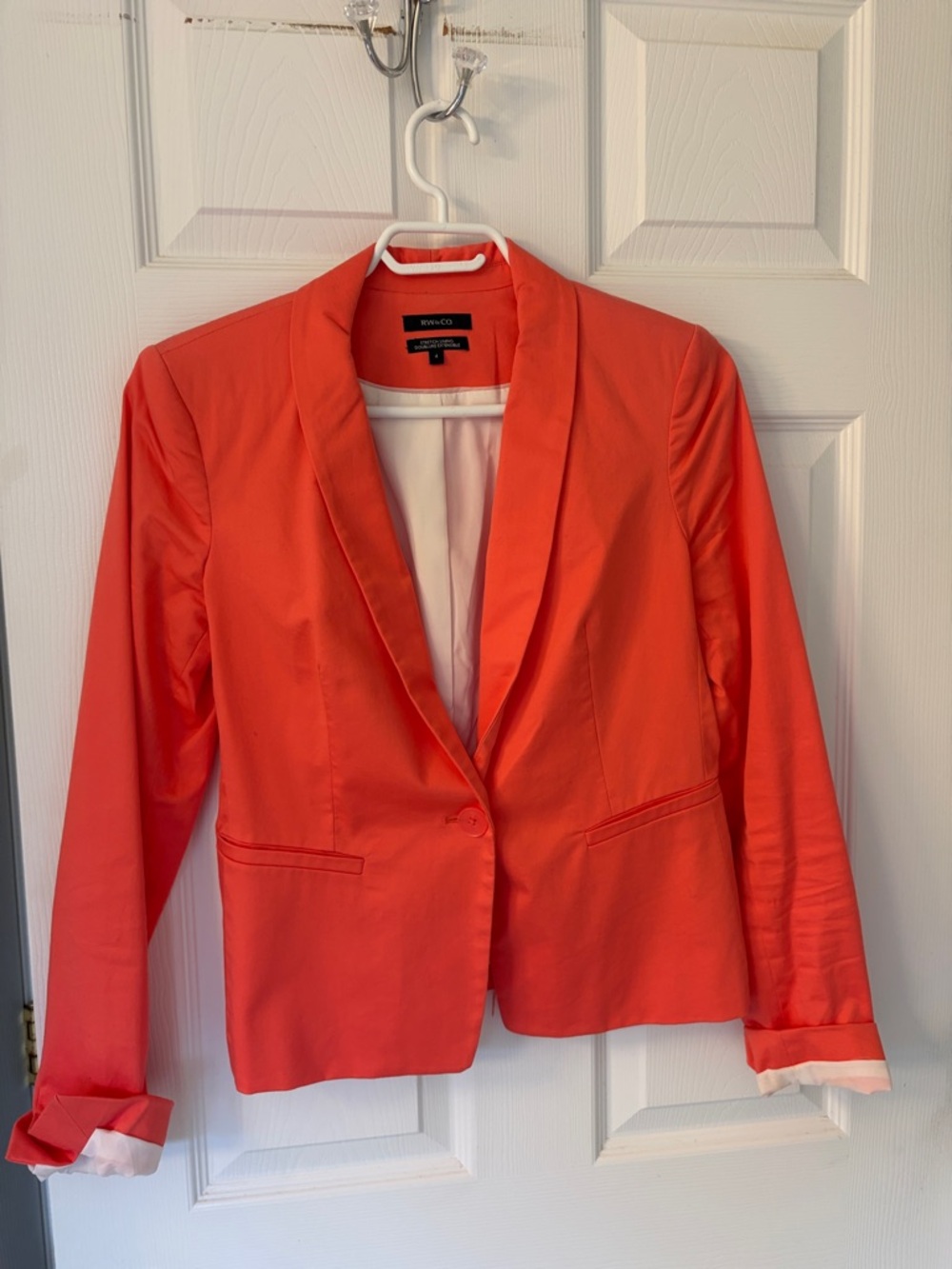 RW&CO. Coral Blazer Single-Button Tailored Jacket